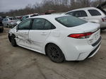 2021 Toyota Corolla Le White vin: JTDEAMDE9MJ010669