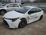 2021 Toyota Corolla Le White vin: JTDEAMDE9MJ010669