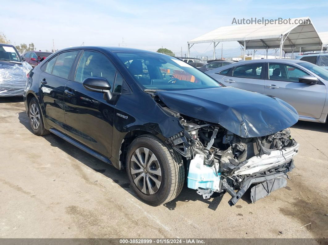 2021 Toyota Corolla Hybrid Le Black vin: JTDEAMDE9MJ024023