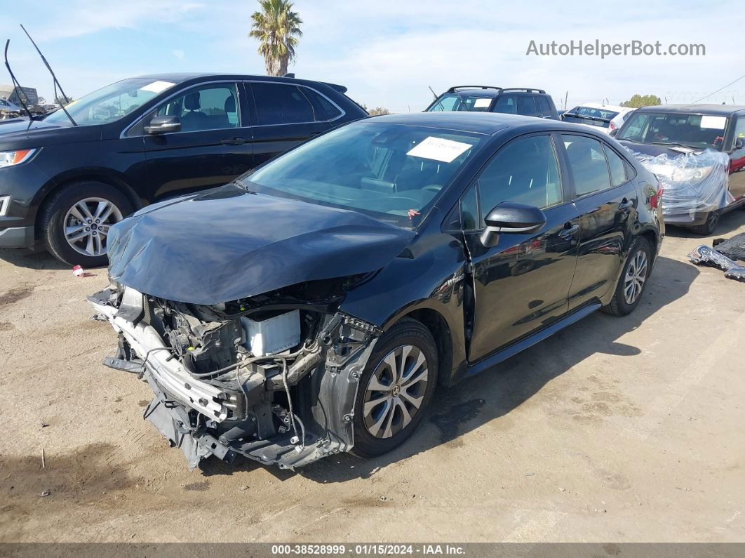 2021 Toyota Corolla Hybrid Le Black vin: JTDEAMDE9MJ024023