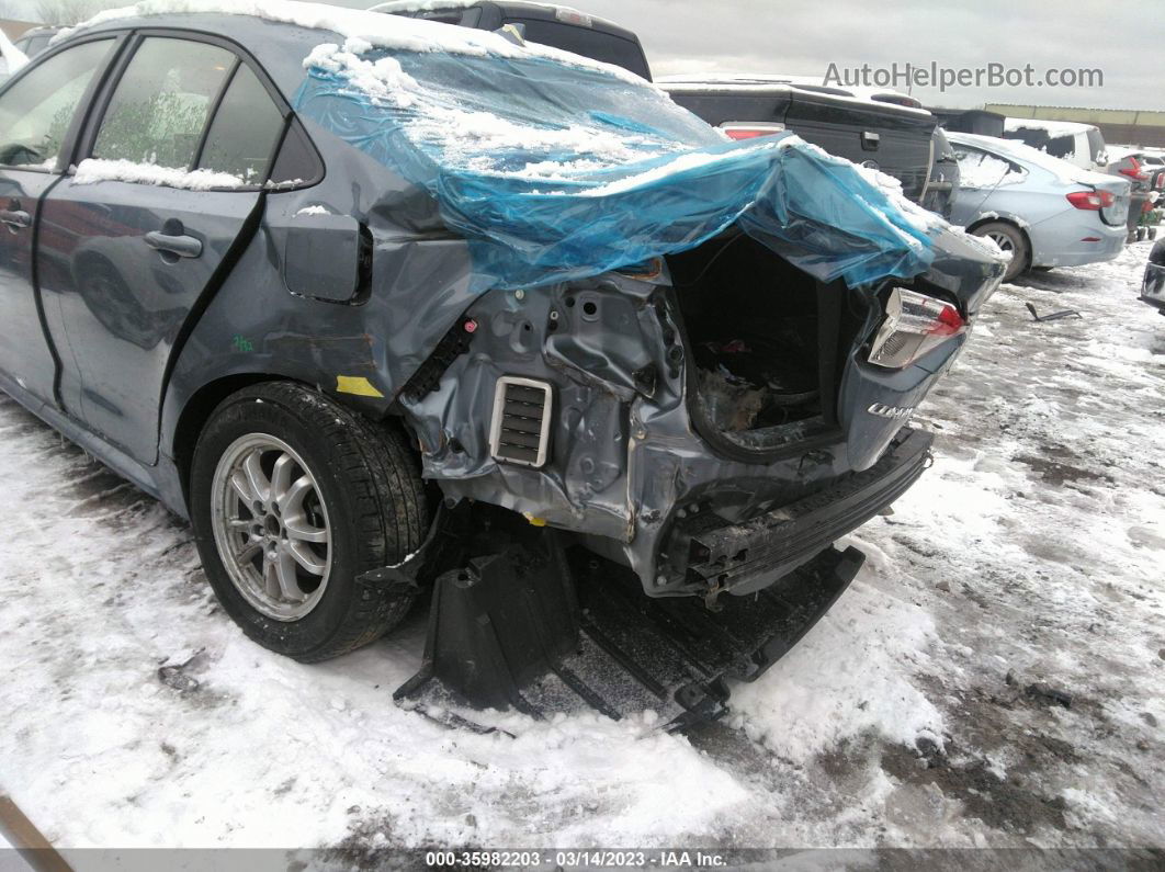 2021 Toyota Corolla Hybrid Le Синий vin: JTDEAMDE9MJ027178