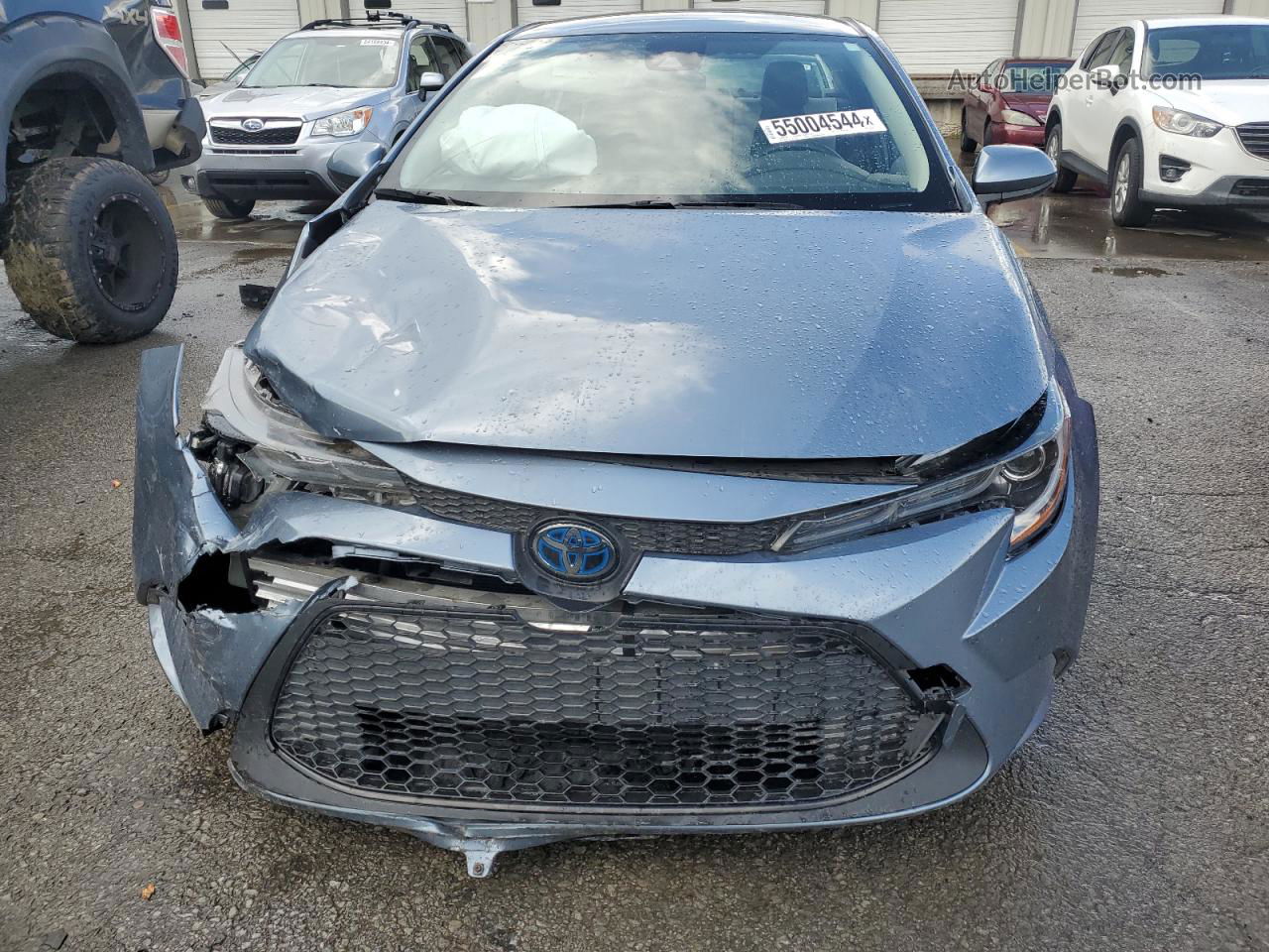 2021 Toyota Corolla Le Blue vin: JTDEAMDEXMJ025990