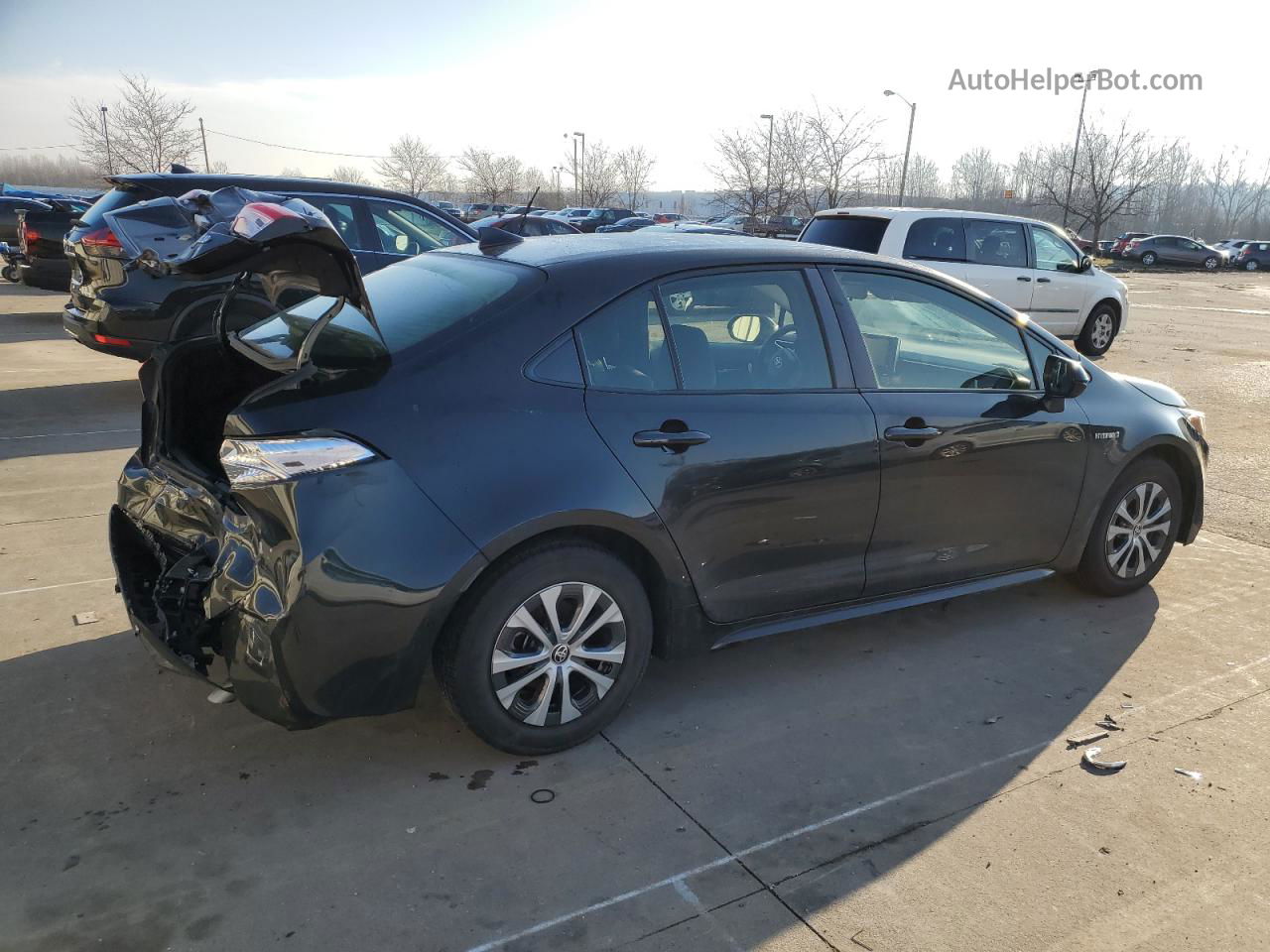 2020 Toyota Corolla Le Black vin: JTDEBRBE1LJ001122