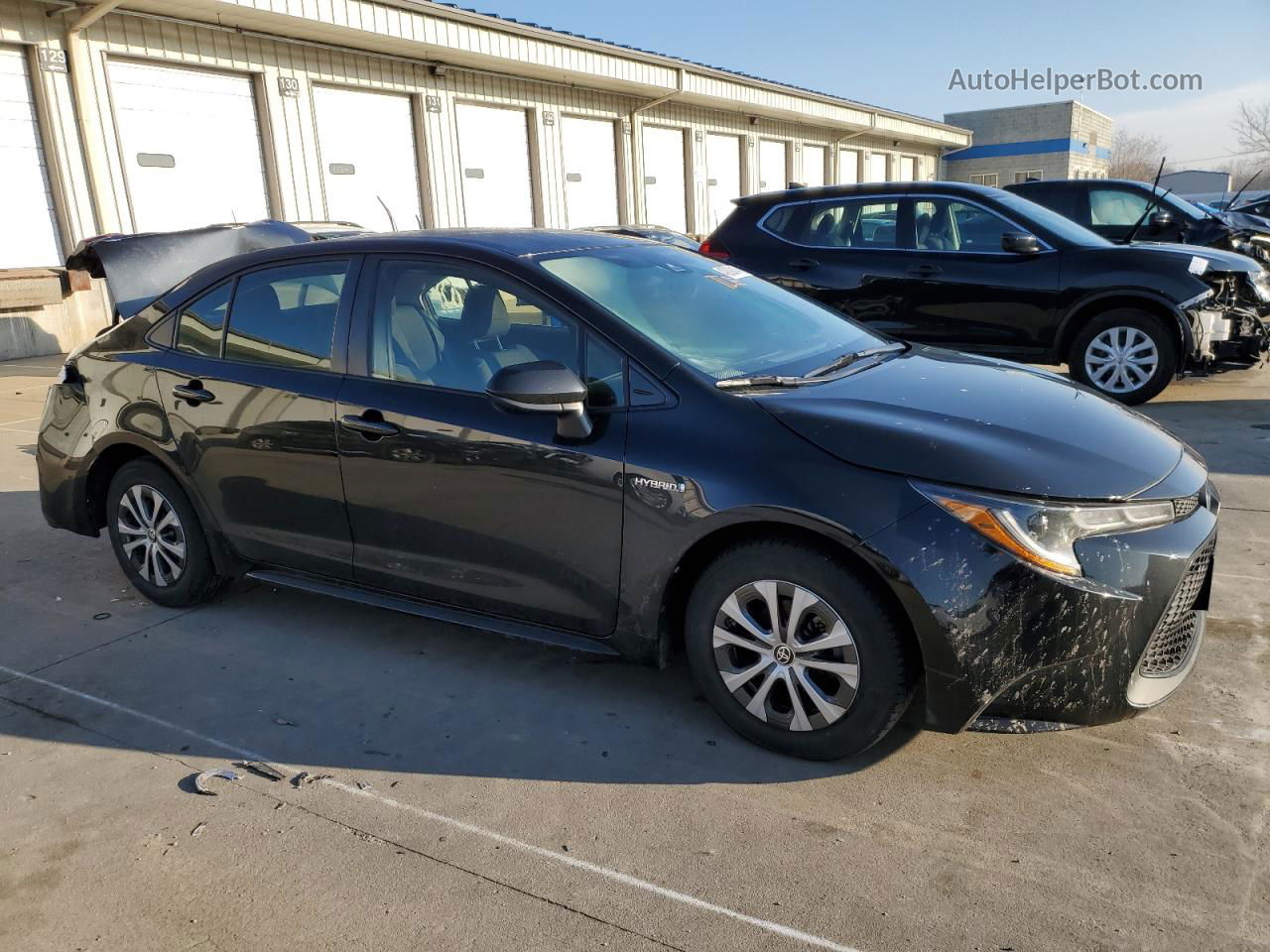 2020 Toyota Corolla Le Black vin: JTDEBRBE1LJ001122