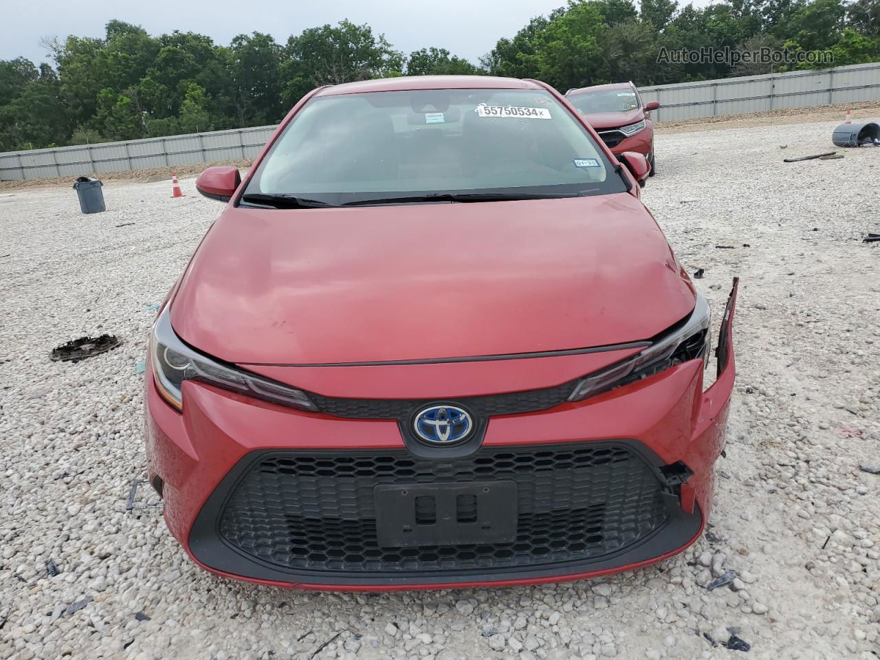 2020 Toyota Corolla Le Red vin: JTDEBRBE4LJ024071