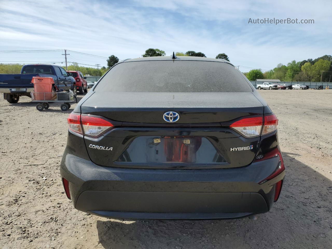 2020 Toyota Corolla Le Black vin: JTDEBRBE7LJ000296