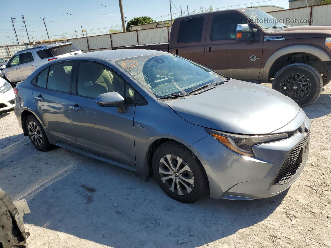 2020 Toyota Corolla Le Blue vin: JTDEBRBE9LJ005791