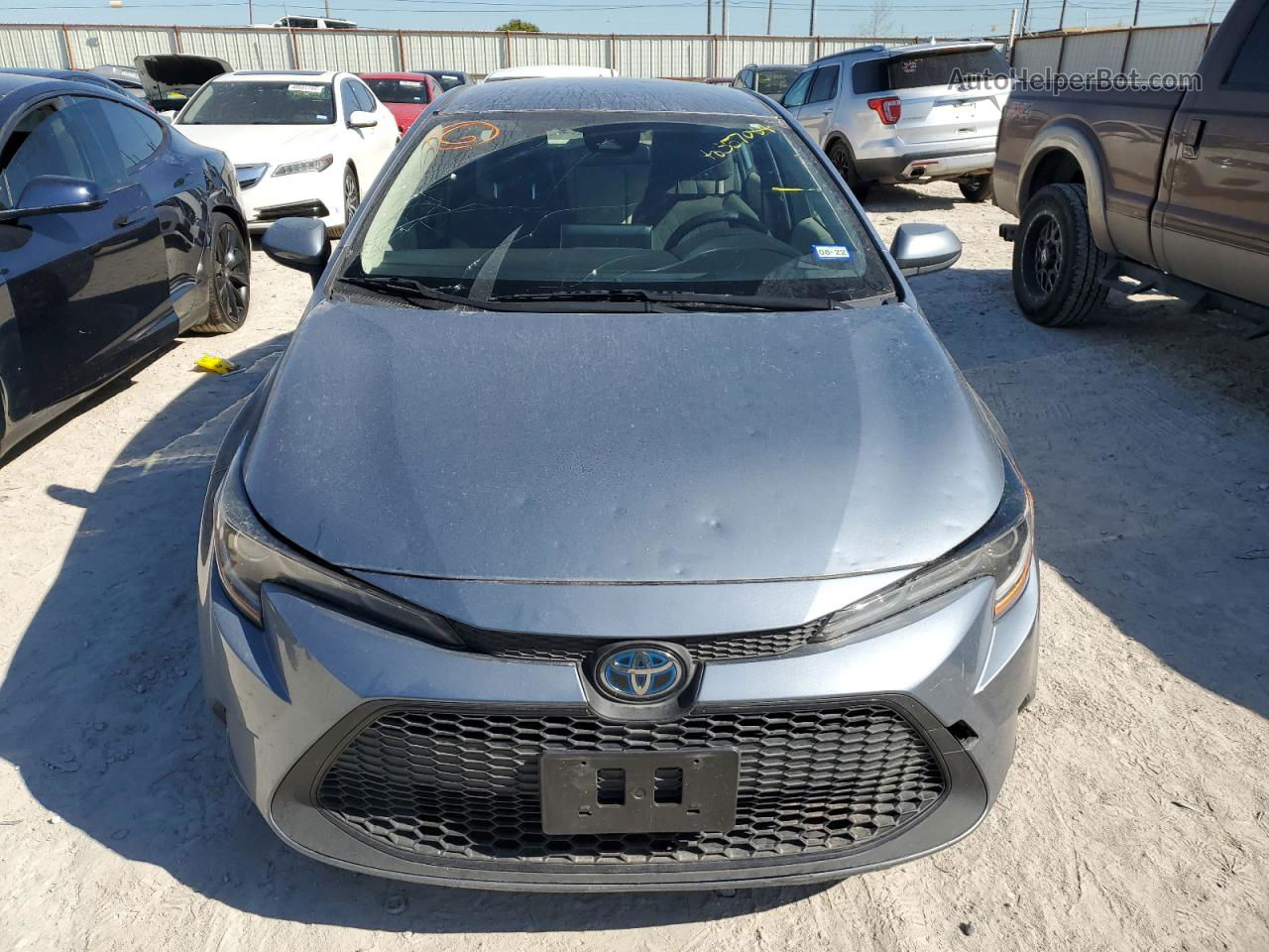 2020 Toyota Corolla Le Blue vin: JTDEBRBE9LJ005791