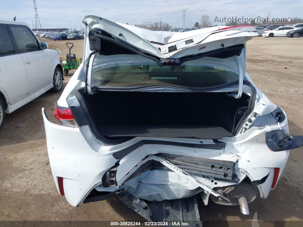 2020 Toyota Corolla Hybrid Le White vin: JTDEBRBEXLJ010305