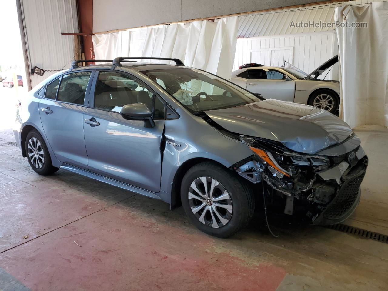 2020 Toyota Corolla Le Синий vin: JTDEBRBEXLJ016864