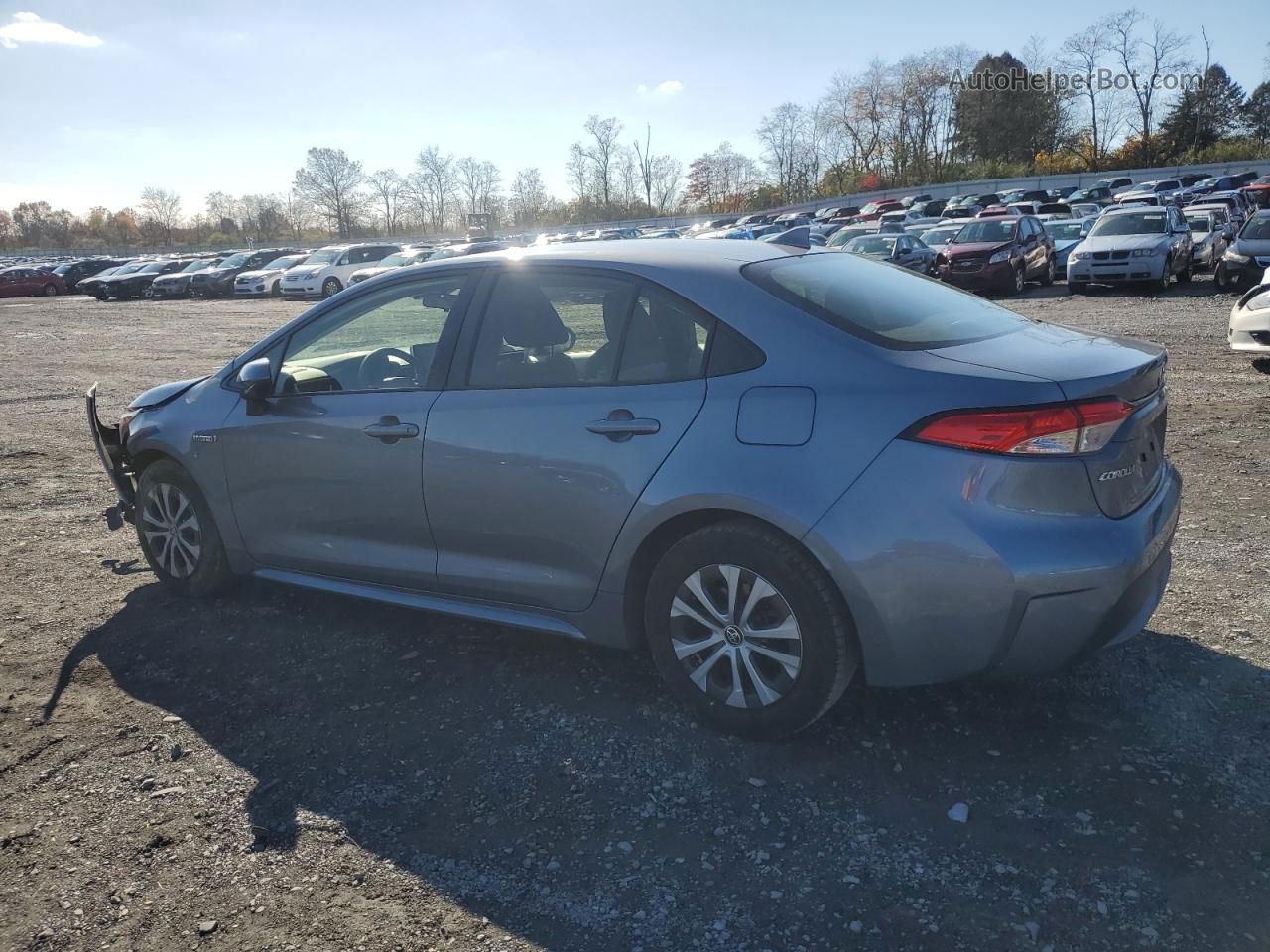 2020 Toyota Corolla Le Silver vin: JTDEBRBEXLJ017903