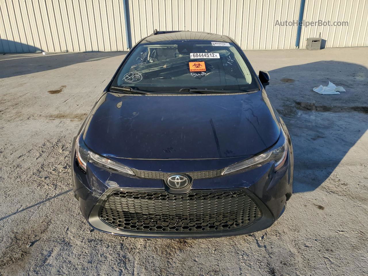 2021 Toyota Corolla Le Blue vin: JTDEPMAE0MJ136812