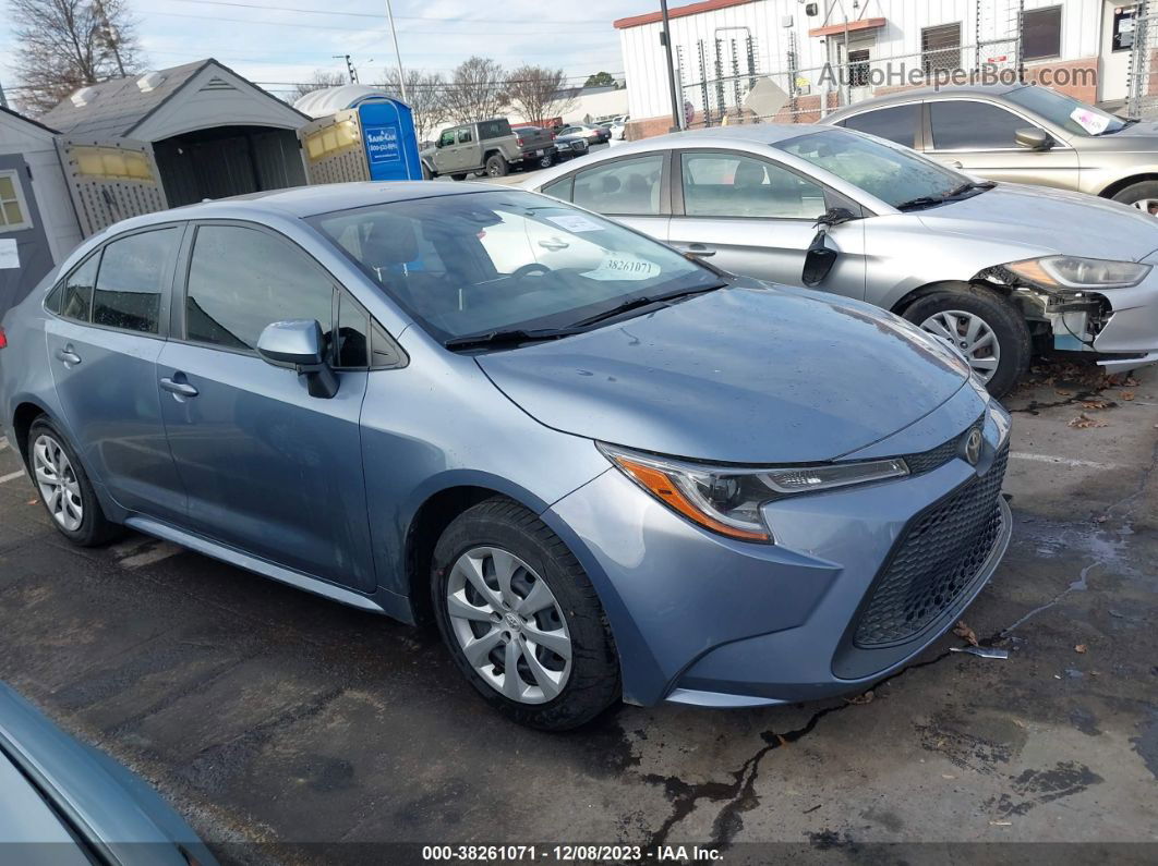 2021 Toyota Corolla Le Blue vin: JTDEPMAE0MJ146790