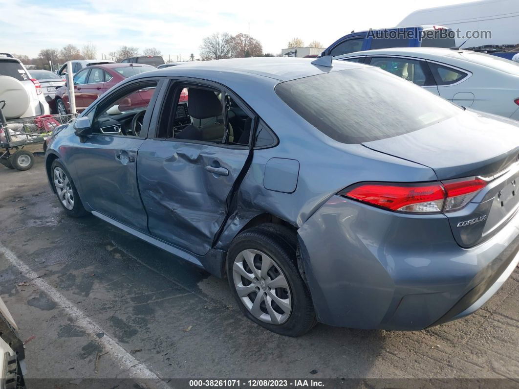 2021 Toyota Corolla Le Синий vin: JTDEPMAE0MJ146790