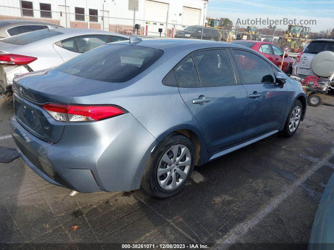 2021 Toyota Corolla Le Blue vin: JTDEPMAE0MJ146790