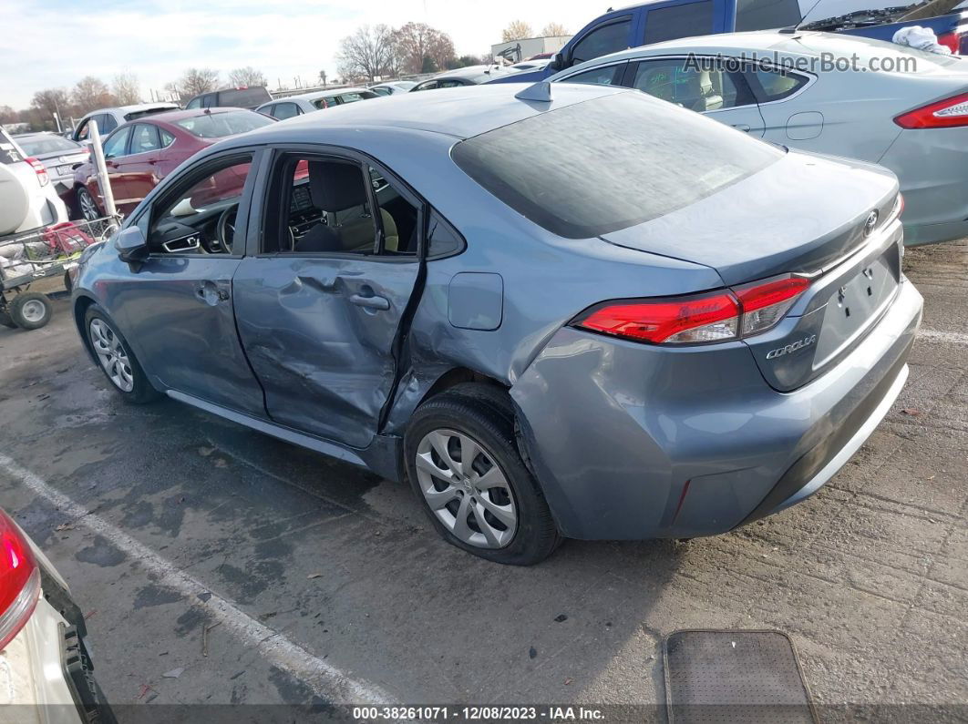 2021 Toyota Corolla Le Синий vin: JTDEPMAE0MJ146790