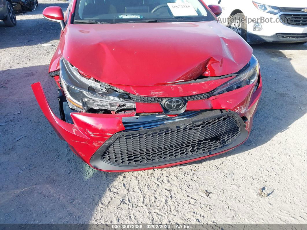 2021 Toyota Corolla Le Red vin: JTDEPMAE0MJ189168