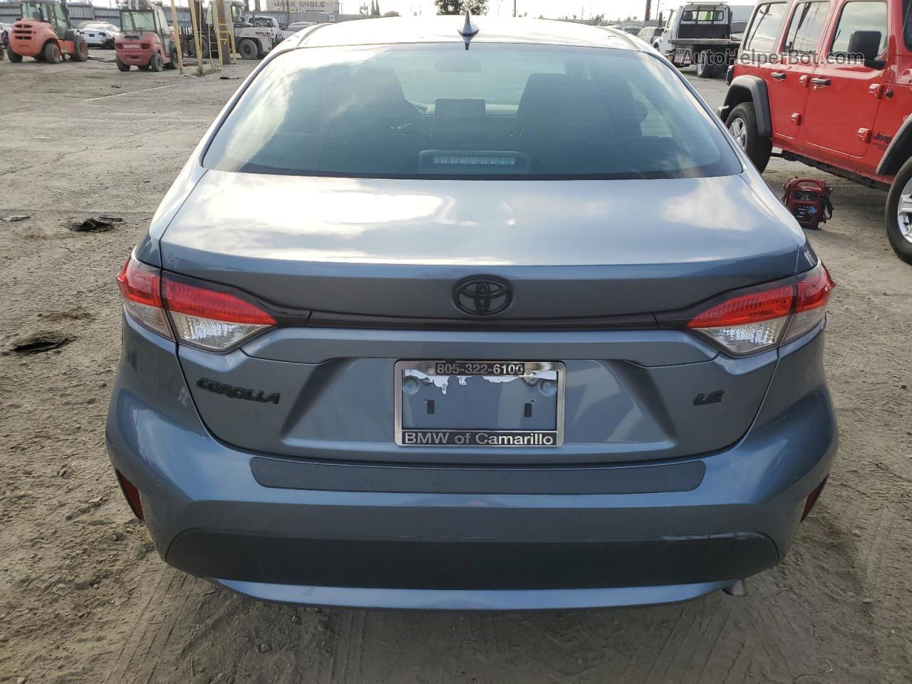 2021 Toyota Corolla Le Blue vin: JTDEPMAE1MJ134096