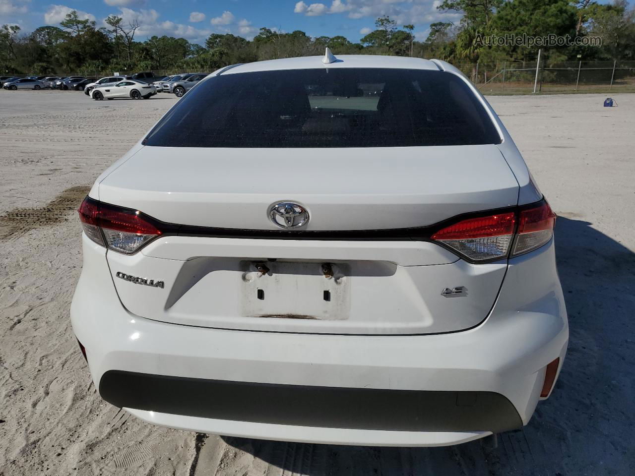 2021 Toyota Corolla Le White vin: JTDEPMAE1MJ152825