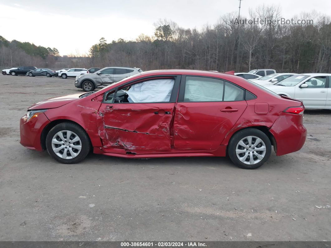 2021 Toyota Corolla Le Red vin: JTDEPMAE1MJ153568