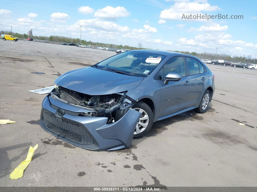 2021 Toyota Corolla Le Gray vin: JTDEPMAE2MJ117954