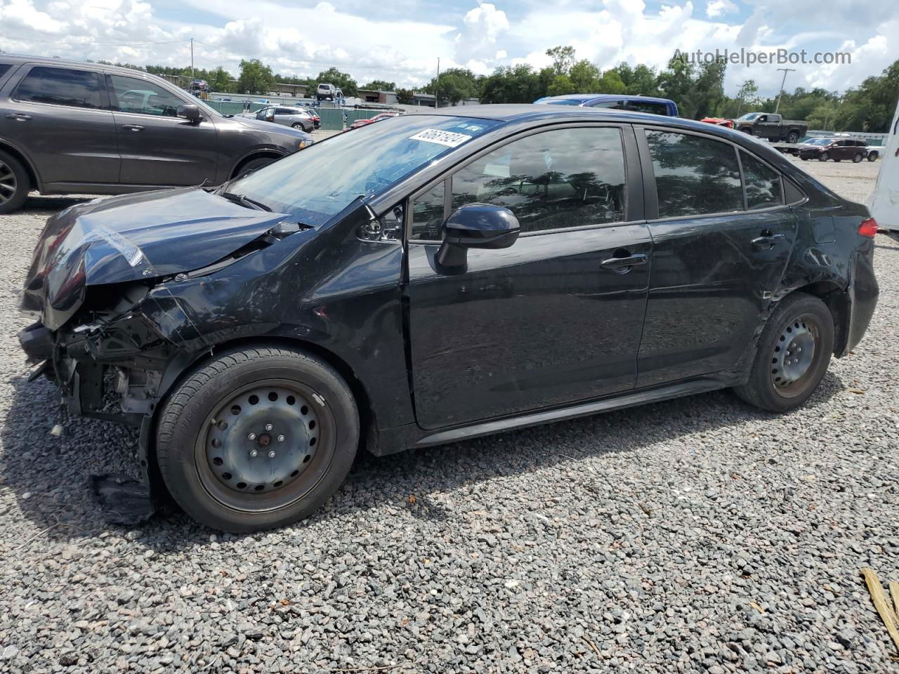 2021 Toyota Corolla Le Black vin: JTDEPMAE2MJ127447