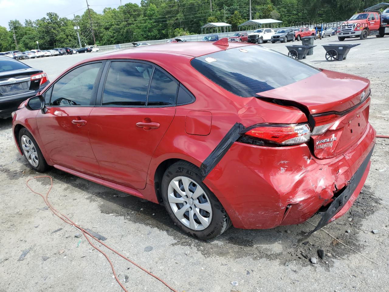 2021 Toyota Corolla Le Red vin: JTDEPMAE2MJ134897