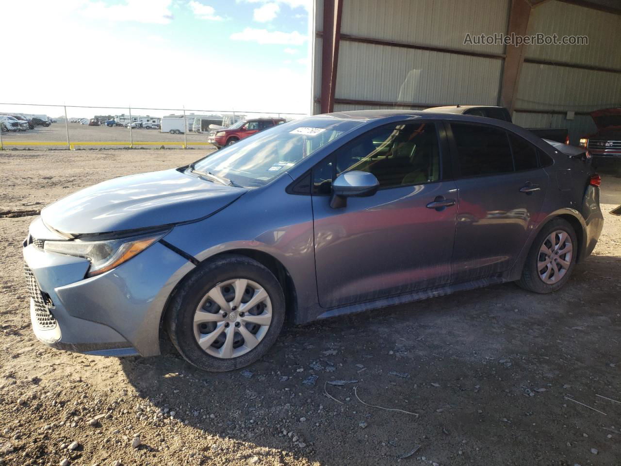 2021 Toyota Corolla Le Silver vin: JTDEPMAE2MJ147388