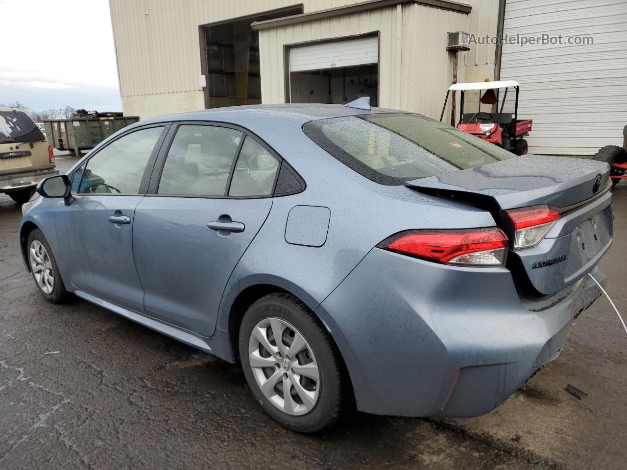 2021 Toyota Corolla Le Blue vin: JTDEPMAE2MJ161694