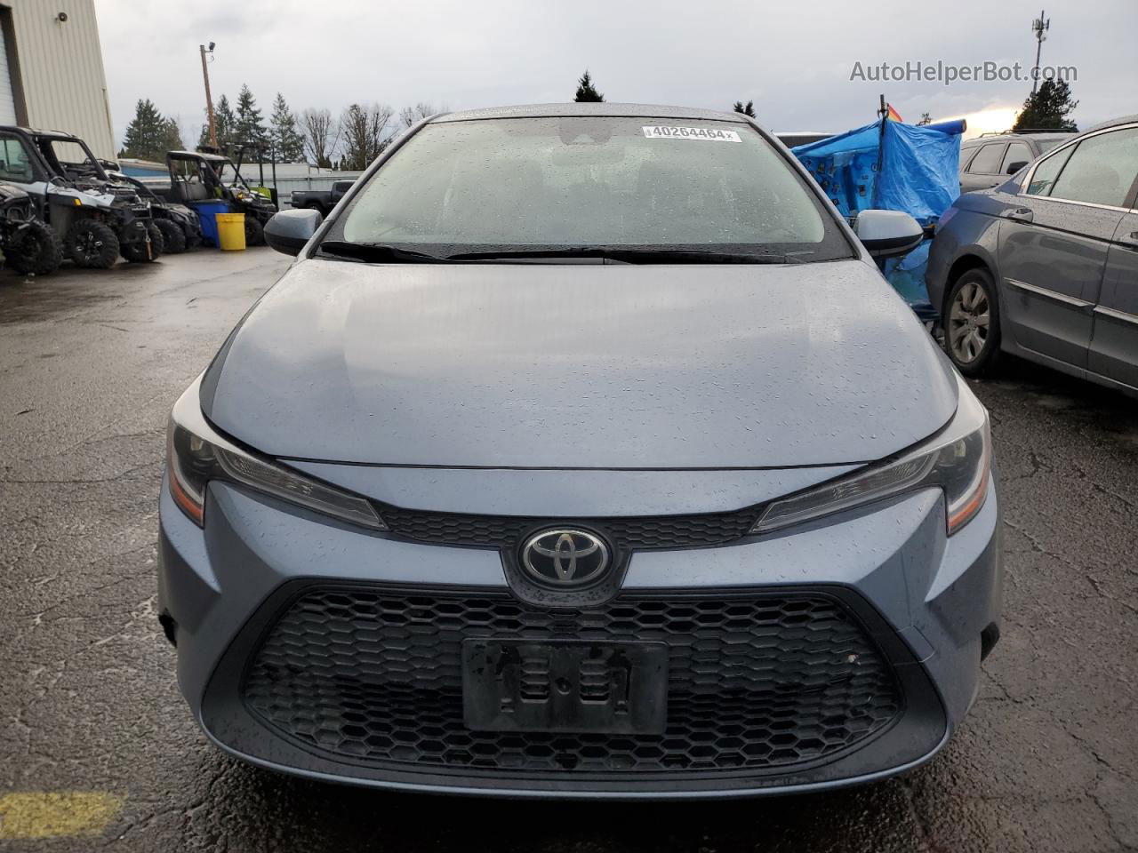 2021 Toyota Corolla Le Blue vin: JTDEPMAE2MJ161694