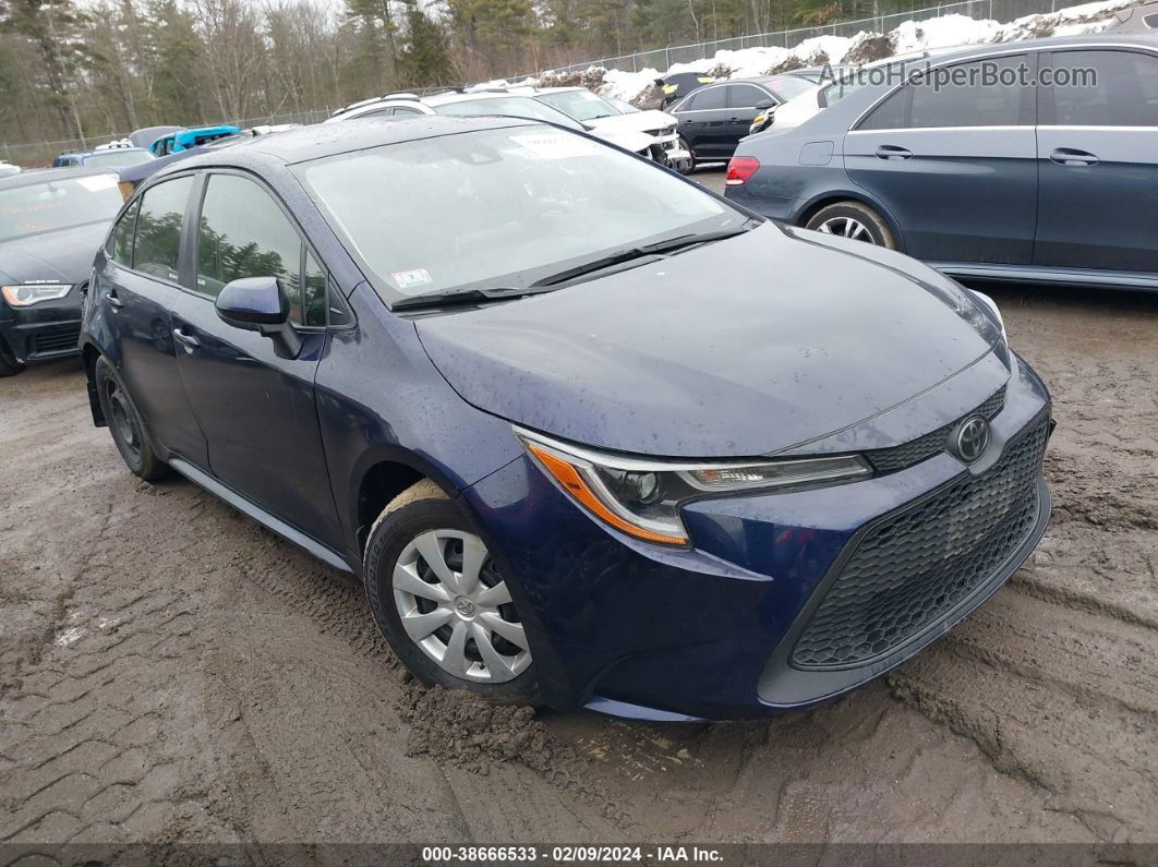 2021 Toyota Corolla Le Blue vin: JTDEPMAE3MJ188189