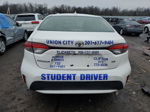 2021 Toyota Corolla Le White vin: JTDEPMAE4MJ120483