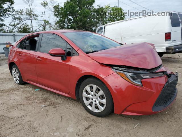 2021 Toyota Corolla Le Red vin: JTDEPMAE4MJ126266