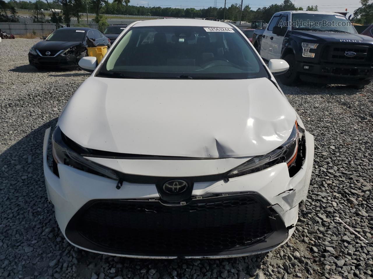 2021 Toyota Corolla Le White vin: JTDEPMAE4MJ162748