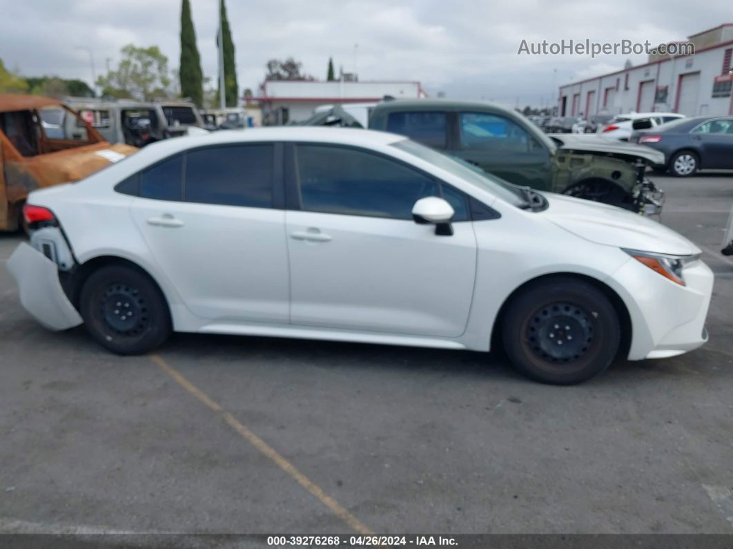 2021 Toyota Corolla Le White vin: JTDEPMAE4MJ167335