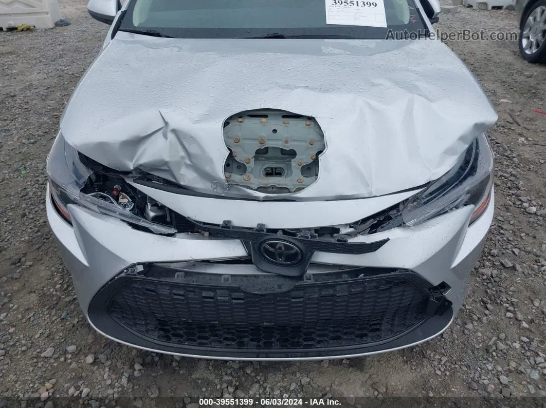 2021 Toyota Corolla Le Серебряный vin: JTDEPMAE5MJ124977