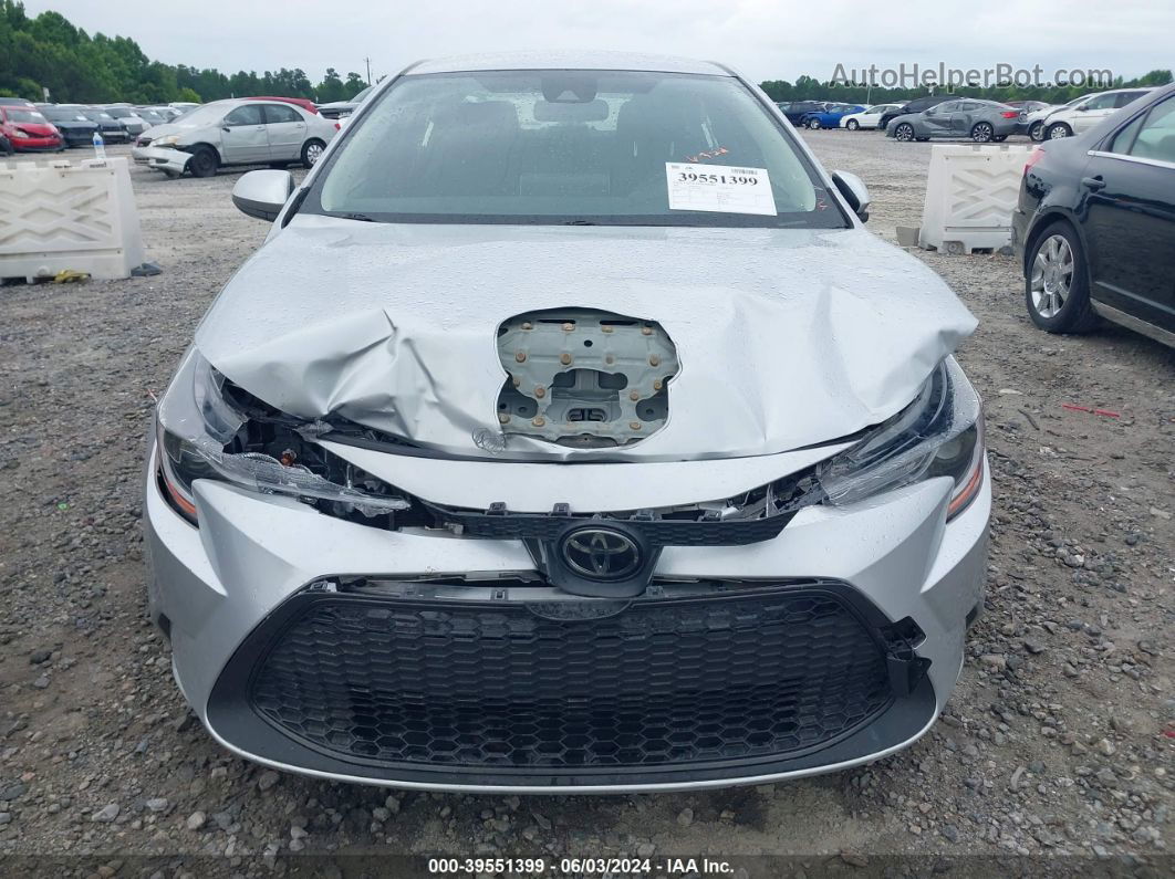 2021 Toyota Corolla Le Silver vin: JTDEPMAE5MJ124977