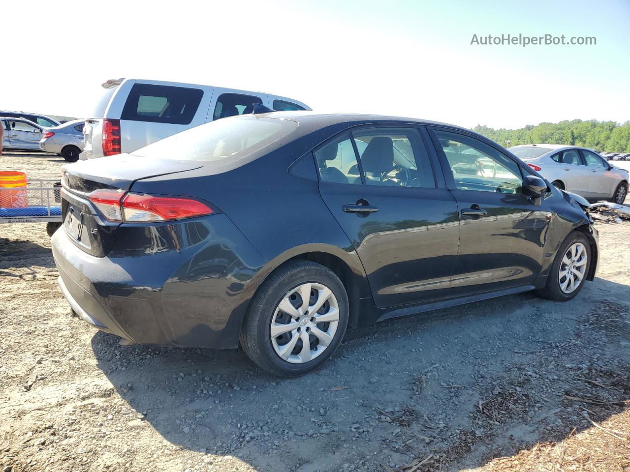 2021 Toyota Corolla Le Black vin: JTDEPMAE5MJ144355