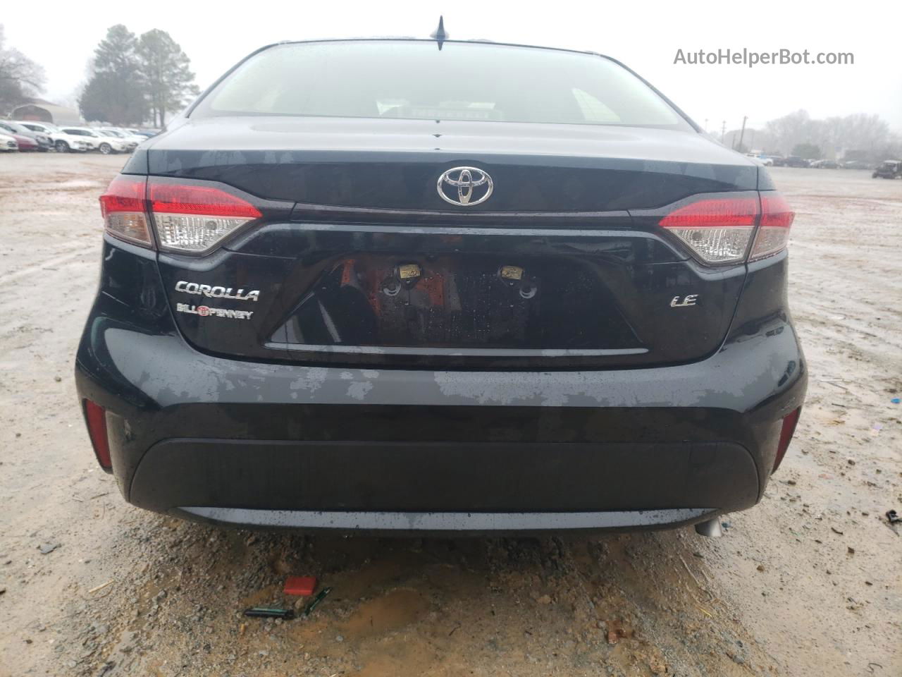 2021 Toyota Corolla Le Black vin: JTDEPMAE5MJ182586