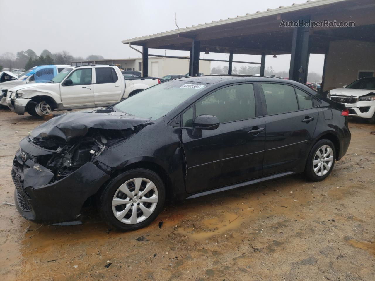 2021 Toyota Corolla Le Black vin: JTDEPMAE5MJ182586