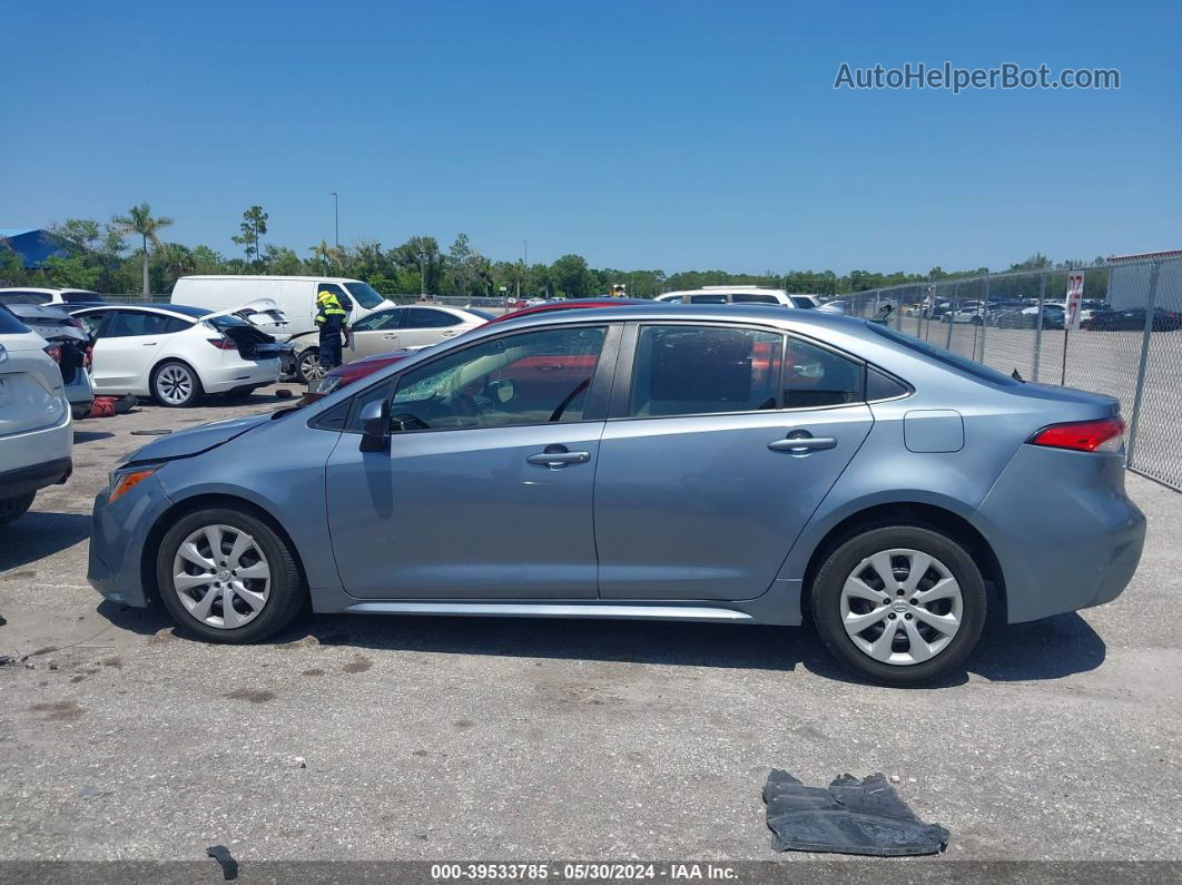 2021 Toyota Corolla Le Blue vin: JTDEPMAE5MJ183205