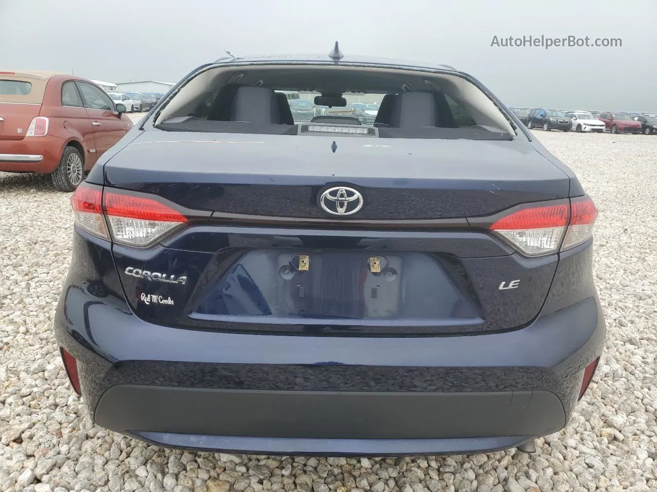 2021 Toyota Corolla Le Blue vin: JTDEPMAE5MJ188968