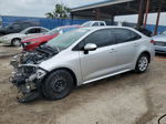 2021 Toyota Corolla Le Silver vin: JTDEPMAE6MJ118170