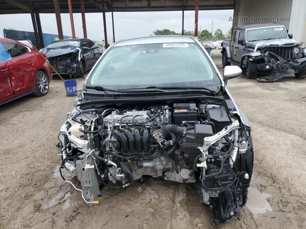 2021 Toyota Corolla Le Silver vin: JTDEPMAE6MJ118170