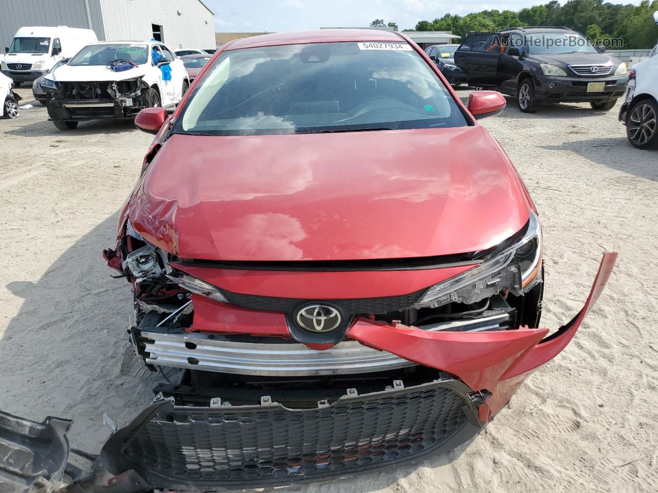 2021 Toyota Corolla Le Red vin: JTDEPMAE6MJ125474