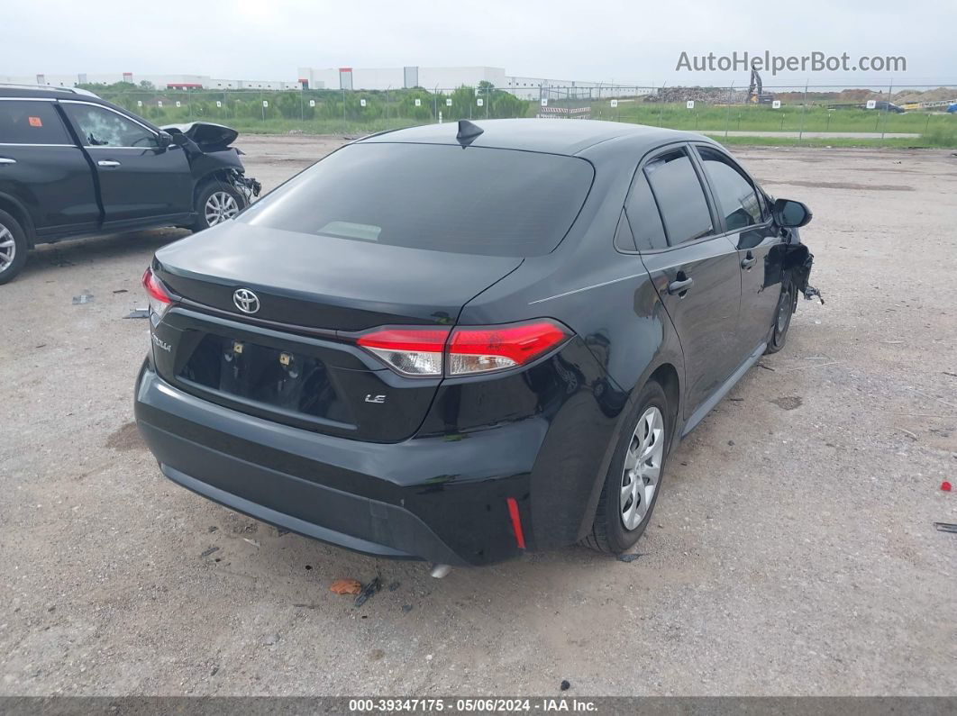 2021 Toyota Corolla Le Black vin: JTDEPMAE6MJ126401