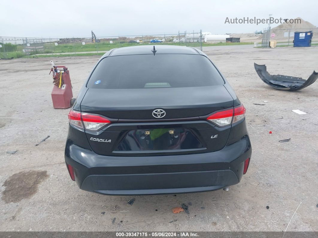 2021 Toyota Corolla Le Black vin: JTDEPMAE6MJ126401