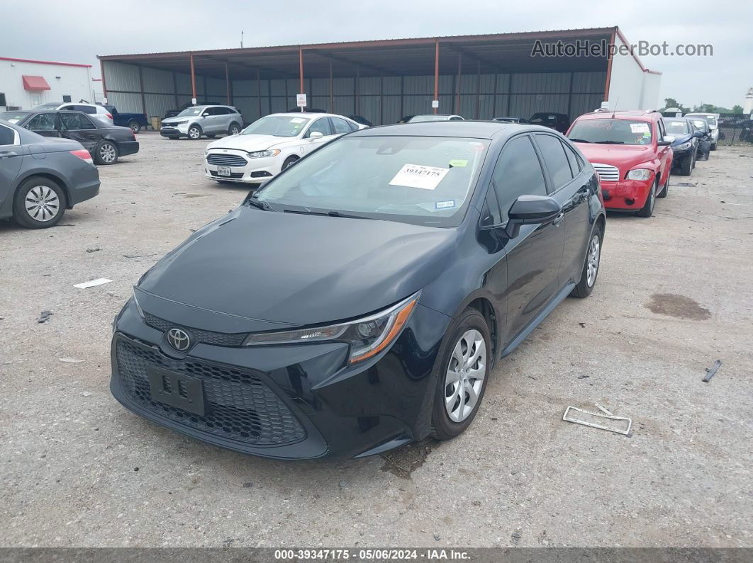 2021 Toyota Corolla Le Black vin: JTDEPMAE6MJ126401