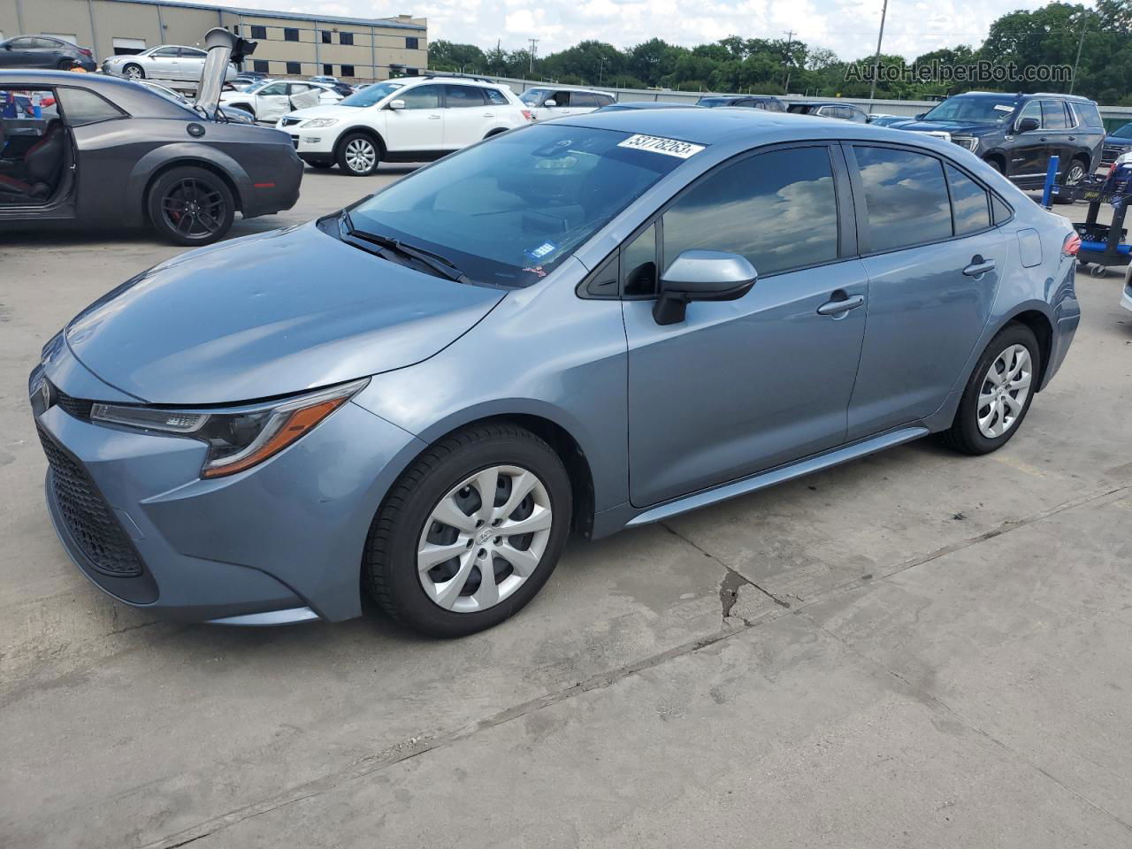 2021 Toyota Corolla Le Gray vin: JTDEPMAE6MJ154893