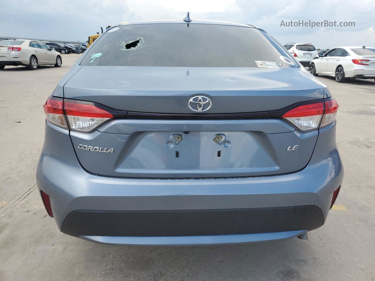 2021 Toyota Corolla Le Gray vin: JTDEPMAE6MJ154893